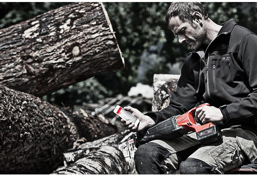 Milwaukee M18 ONESX-502X Akku-Säbelsäge SAWZALL™ 18 V 5,0 Ah Li-Ion M18 FUEL™ ONE-KEY™ in HD-Box – 4933451666