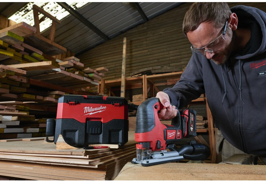 Milwaukee M18 BJS-402C Cordless Jigsaw 25mm 18V 4.0Ah Li-Ion M18™ in case - 4933451389