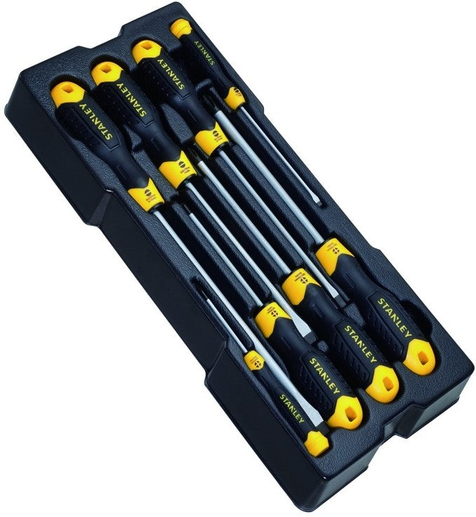 Stanley STMT1-74181 Transmodule Cushiongrip Screwdrivers 8-Piece