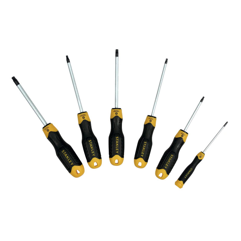 Stanley STMT1-74182 Transmodule Cushiongrip Screwdrivers Torx 6-Piece