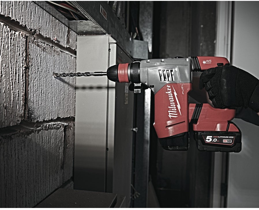 Milwaukee M18 CHPX-502X Cordless Hammer Drill SDS+ 4J 18V 5.0Ah Li-Ion M18 FUEL™ FIXTEC™ in HD-Box - 4933451380