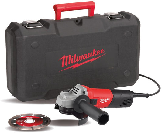 Milwaukee AG 800-115 E D-SET Haakse Slijper 115mm 800W in koffer - 4933451281