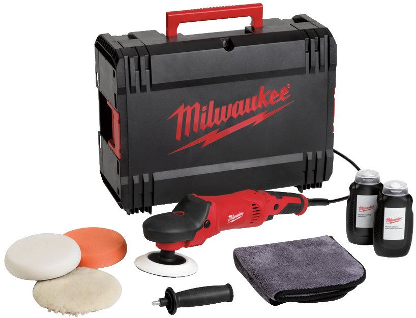 Milwaukee AP 14-2 200 E SET Polijstmachine 200mm 1450W in HD Box - 4933432795