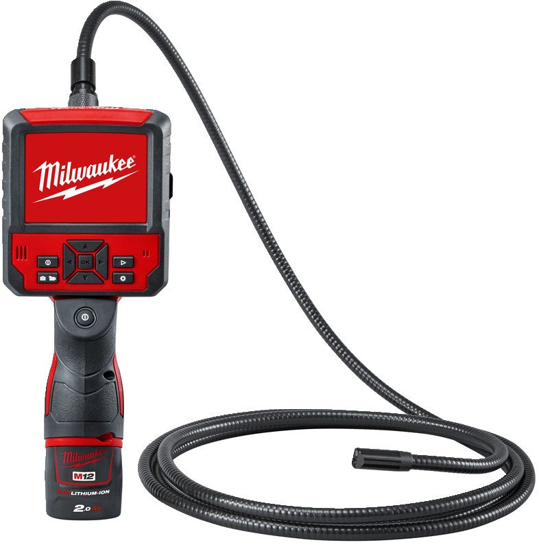 Milwaukee M12 IC AV3-201C Akku Digitale Inspektionskamera 12 V 2,0 Ah Li-Ion M12™ im Koffer – 4933451367