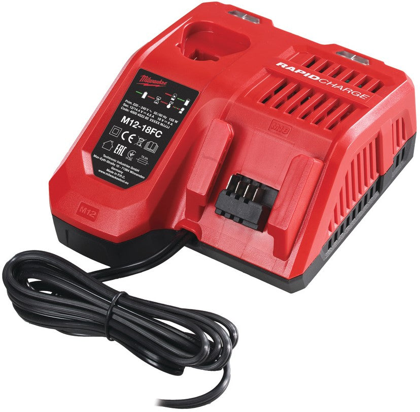 Milwaukee M12-18 FC Universal Quick Charger 12V, 14.4V &amp; 18V - 4932451079