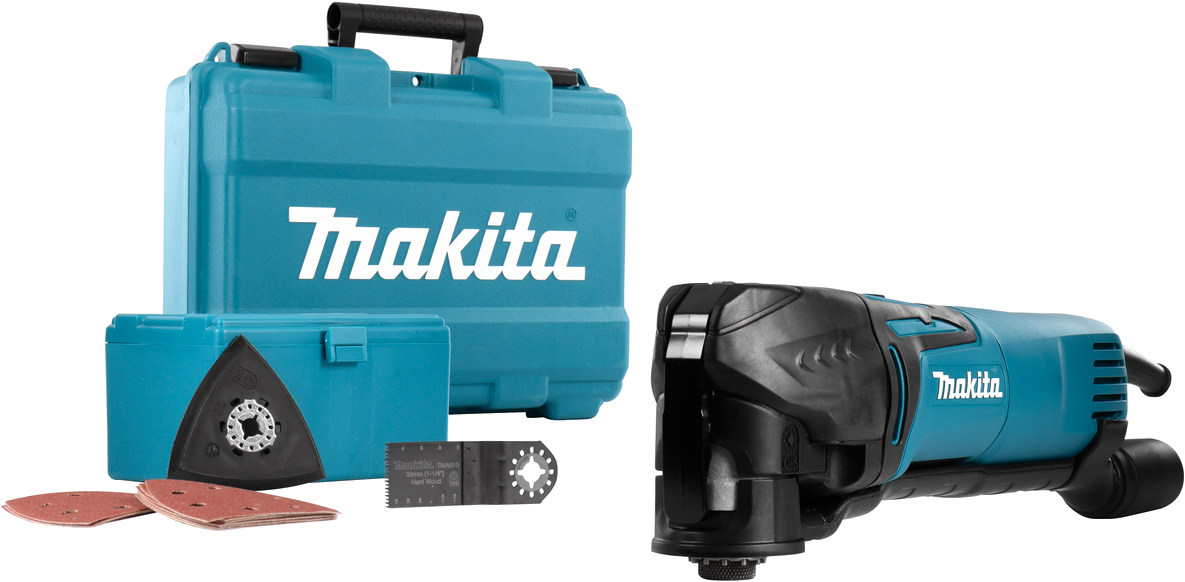 Makita TM3010CX15 Multitool inkl. Zubehörset Sägen und Schleifen