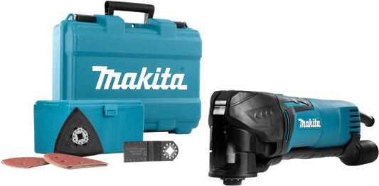 Makita TM3010CX15 Multitool inkl. Zubehörset Sägen und Schleifen