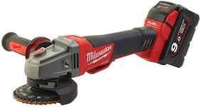 Milwaukee M18 CAG125XPDB-902X Accu Haakse Slijper 125mm met snelstop 18V 9.0Ah Li-Ion M18 FUEL™ in HD-Box - 4933451471