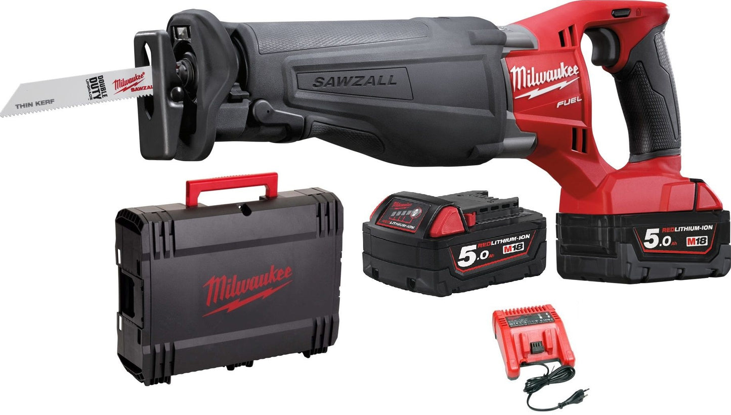 Milwaukee M18 CSX-502X Cordless Reciprocating Saw 18V 5.0Ah Li-Ion M18 FUEL™ SAWZALL™ in HD-Box - 4933451378