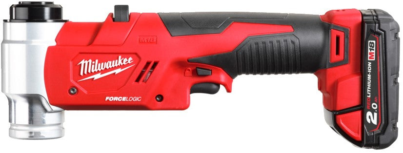 Milwaukee M18 HKP-201C Accu Hydraulische Ponsmachine 18V 2.0Ah Li-Ion M18™ FORCE LOGIC™ in koffer - 4933451202