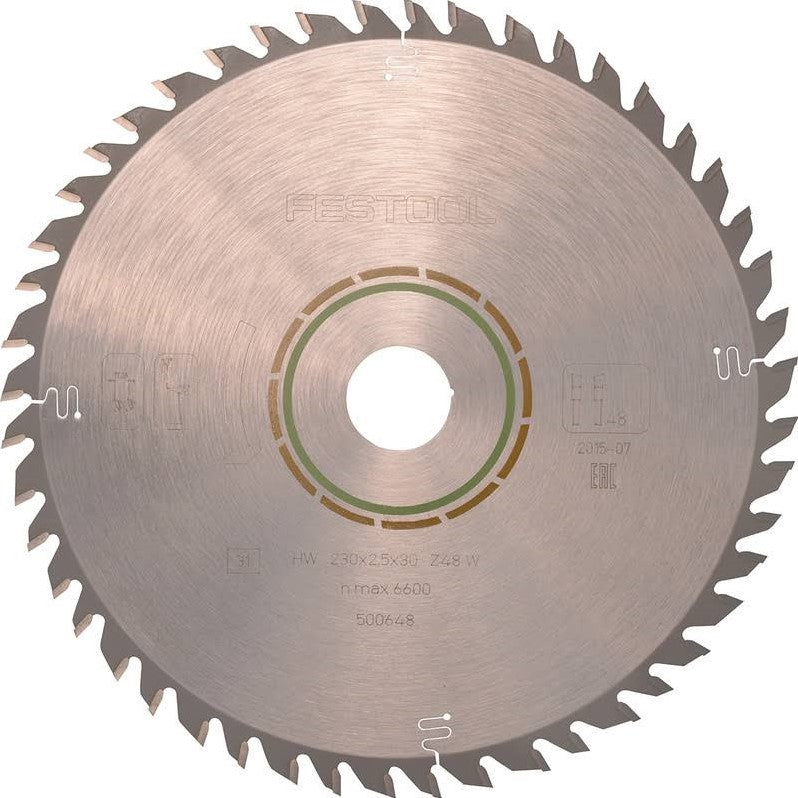 Festool Fine-toothed Circular Saw Blade 230x2.5x30 W48 500648