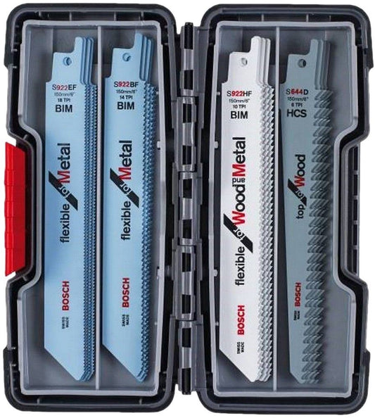 Bosch 20-piece Reciprocating Saw Blade Set Wood and Metal Basic in Box - 2607010902