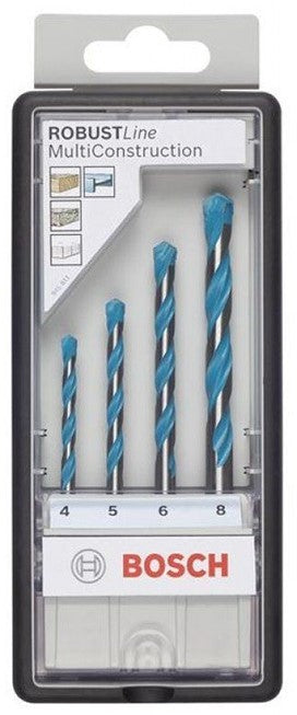 Bosch MultiConstruction Robustline Borenset 4-dlg. 2607010521