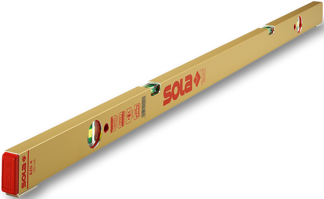 Sola Spirit level AZH 4 180 Gold m foot 180cm ( 4 dragonflies )