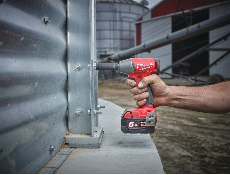 Milwaukee M18 FIWF12-0X Cordless Impact Wrench 1/2"" SD with Friction Ring 18V Loose Body M18 FUEL™ in HD-Box - 4933451448