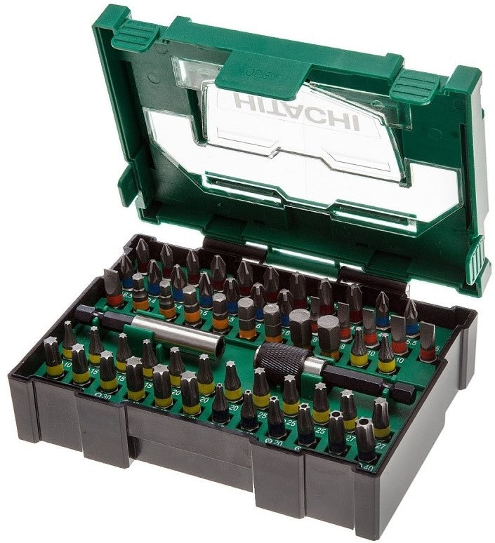 Hitachi 60-delige Bitset in kunststof box