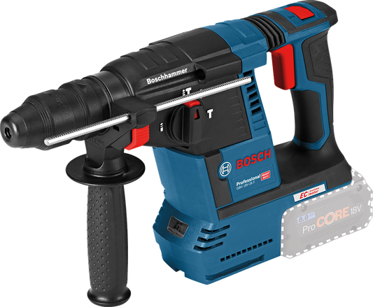 Bosch Professional GBH 18V-26 F Cordless Rotary Hammer 18V SDS-Plus 2.6J Loose Body - 0611910000