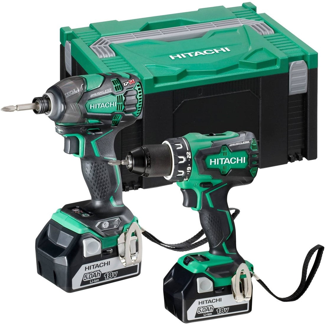 Hitachi KC18DBDL(WB) Accu Combiset 18V 5,0Ah Li-ion in HSCIII Koffer
