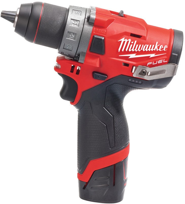 Milwaukee M12 FDD-202X Accu Compacte boorschroefmachine 12V 2.0Ah Li-Ion M12 FUEL™ in HD Box - 4933459816