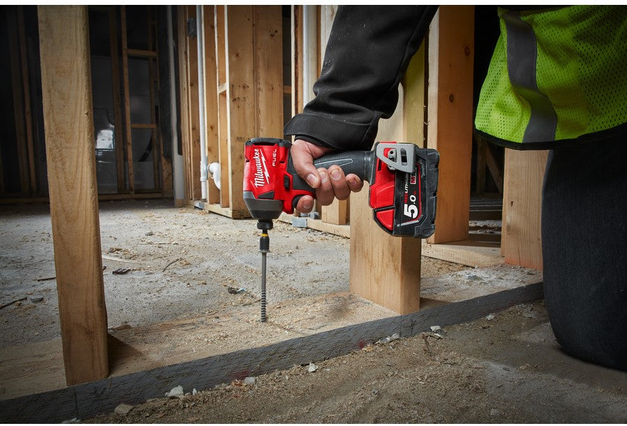 Milwaukee M18 FID2-502X Akku-Schlagschrauber 1/4"" Hex 18V 5.0Ah Li-Ion M18 FUEL™ in HD-Box- 4933464088