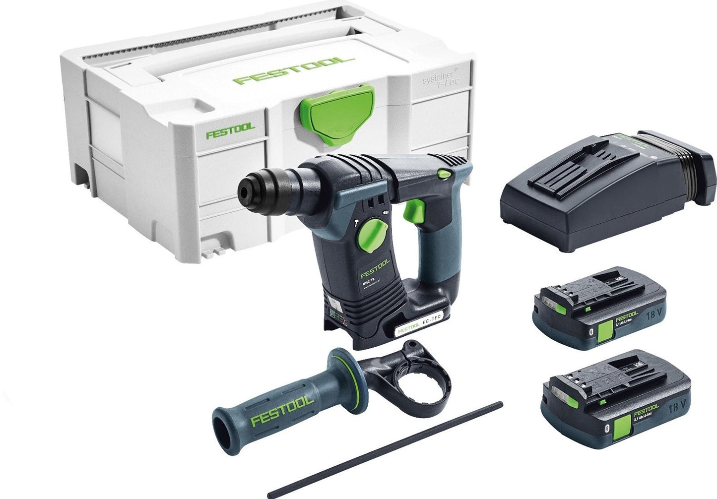 Festool BHC 18 Li 3.1 I-Compact Cordless Hammer Drill in Systainer 575700