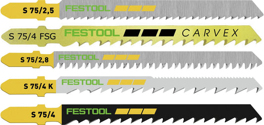 Festool Jigsaw blade set STS-Sort/25 W