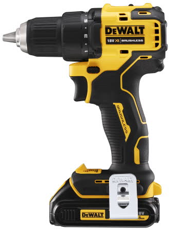 DCD708S2T Cordless Drill Driver 18V 1.5Ah XR in TSTAK