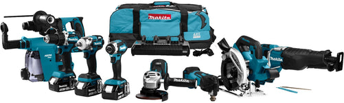 Makita DLX8026TW1 Battery Combiset 18V 5.0Ah Li-ion with Duocharger in Trolley Bag