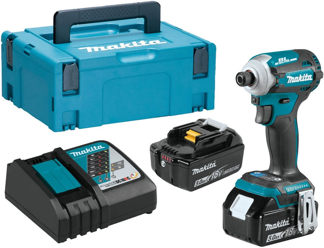 Makita DTD171RTJ Accu Slagschroevendraaier 18V 5.0Ah Li-ion in Mbox