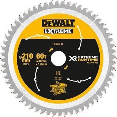 DT99567 XR Circular saw blade 210x30mm 60T