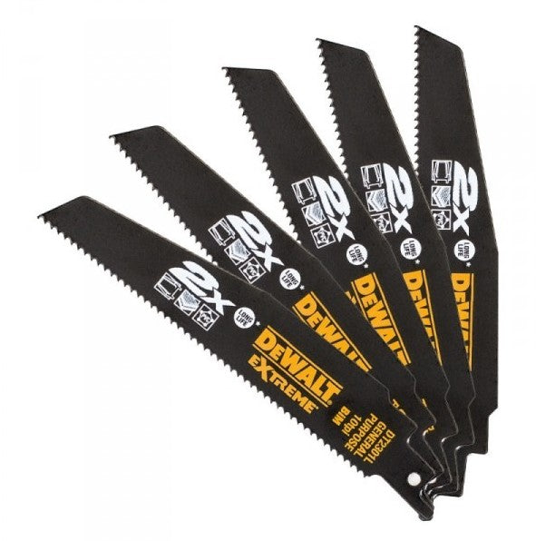 DT2301L Säbelsägeblatt Toughcoat 2x BIM 152x4,2mm Extra dick 5St