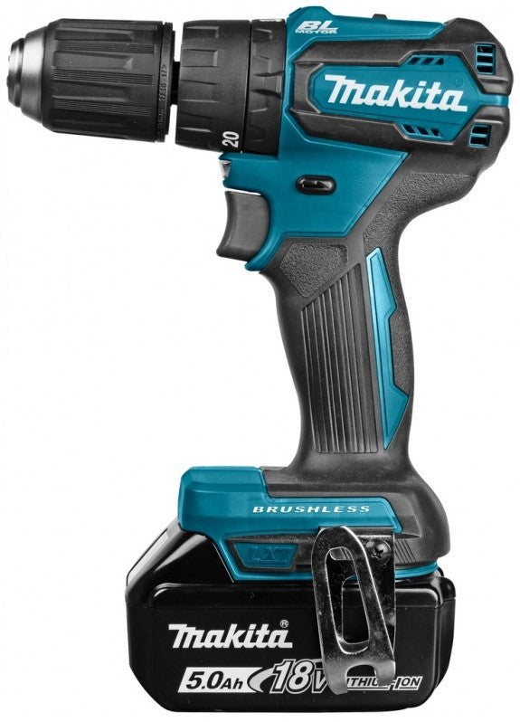 Makita DHP483RTJ Accu Klop-/Schroefboormachine 18V 5.0Ah Li-ion in Mbox