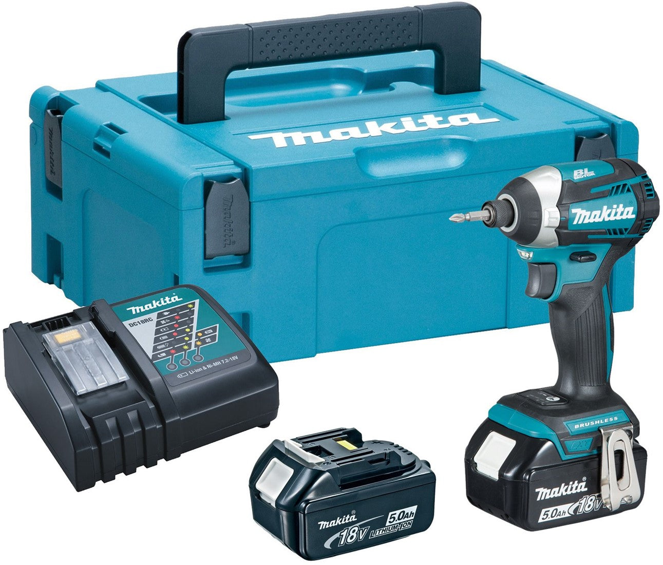 Makita DTD154RTJ Accu Slagschroevendraaier 18V 5.0Ah Li-ion in Mbox