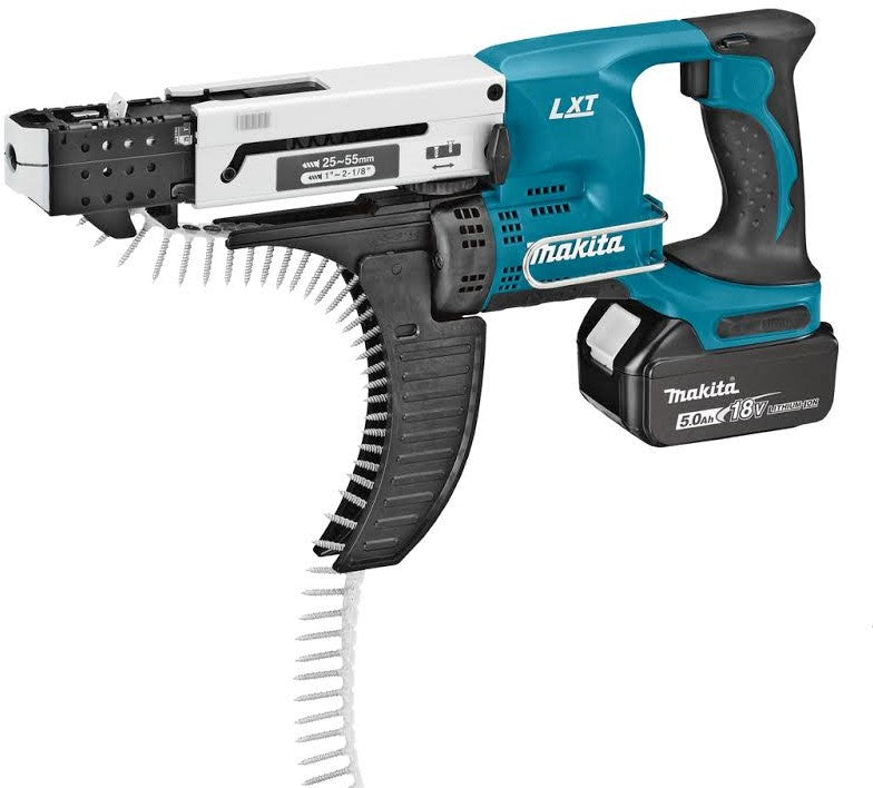 Makita DFR550RTJ Accu Schroefautomaat 18V 5.0Ah Li-ion in Mbox