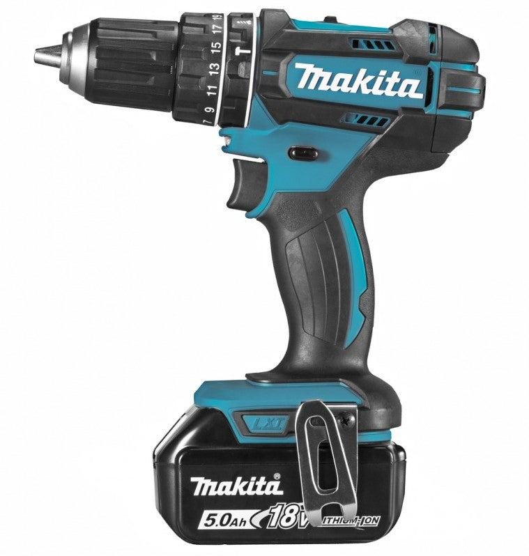 Makita DHP482RTJ Accu Klop-/Schroefboormachine 18V 5.0Ah Li-ion in Mbox