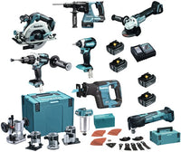 Makita DLX8022TJ1 Accu combiset 18V 5,0Ah in Mbox