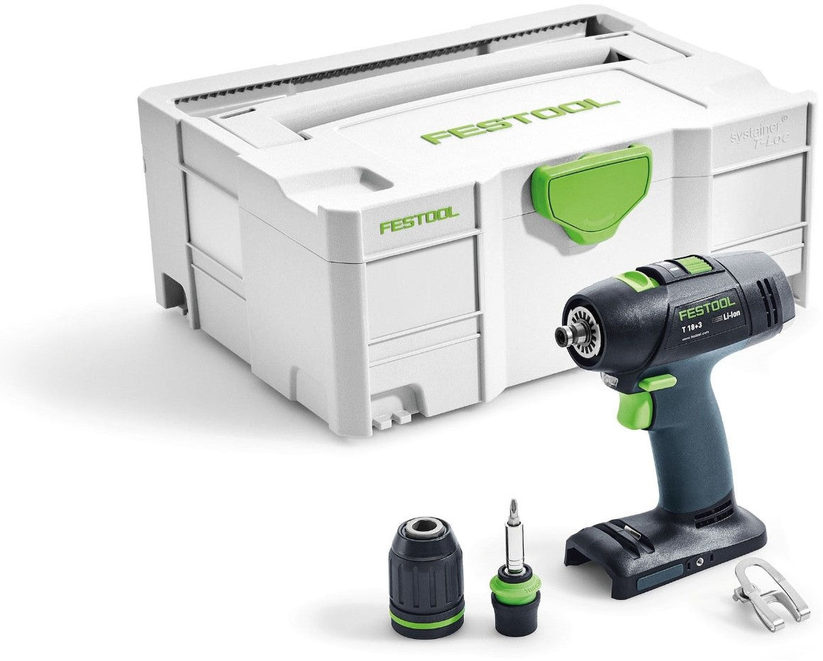 Festool T 18+3 Li Basic Cordless Drill in Systainer 574763