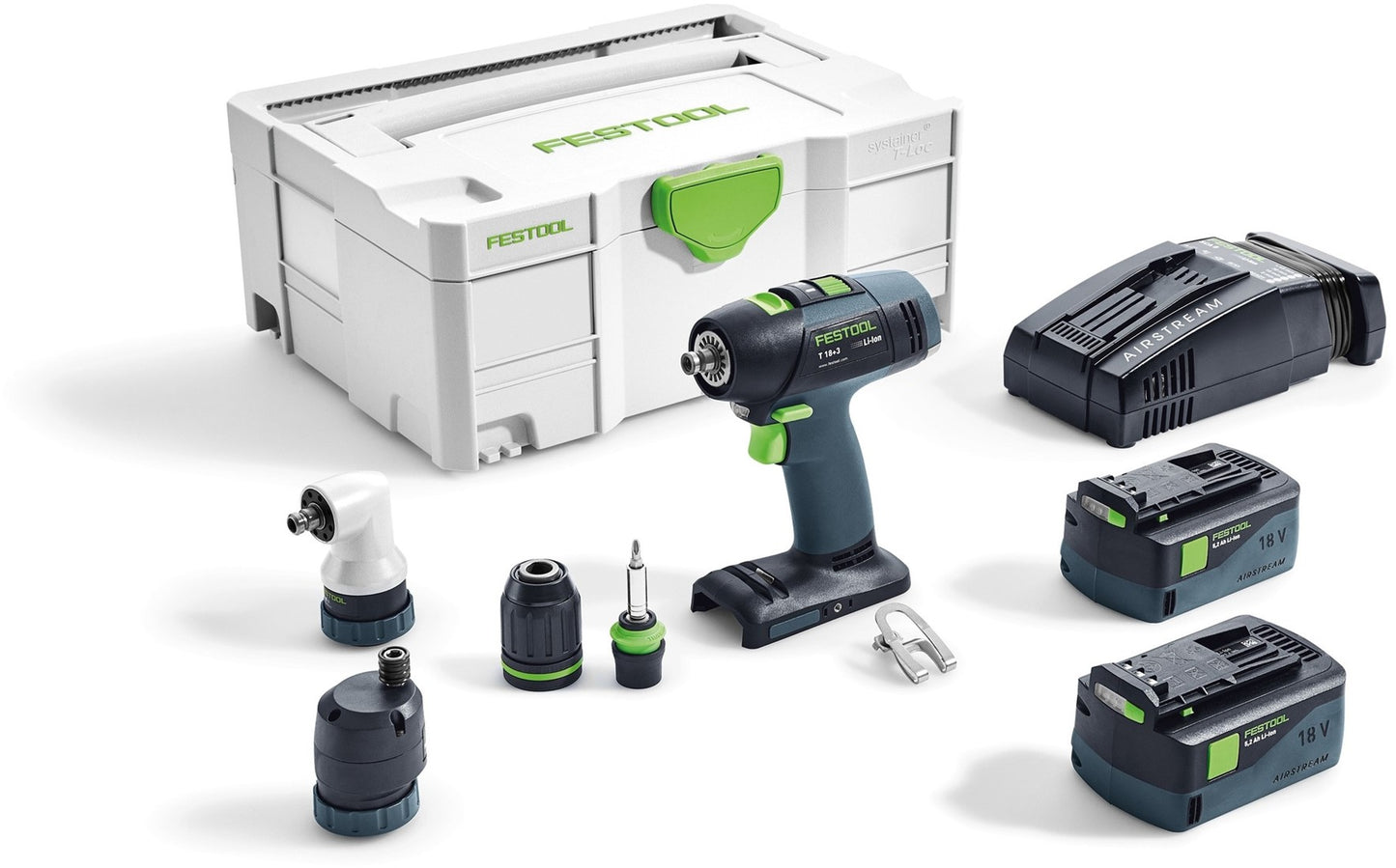 Festool T 18+3 Li 5.2 Set Accu Schroefboormachine in Systainer 574758