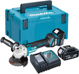 Makita DGA517RTJ Cordless Angle Grinder 18V 5.0Ah Li-ion in Mbox