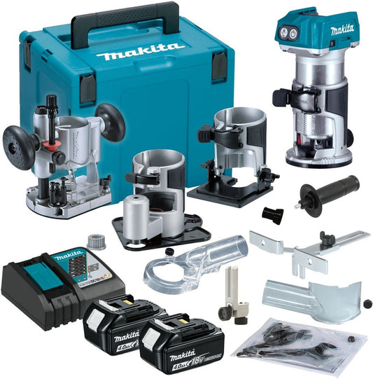 Makita DRT50RTJX3 Akku-Ober- und Kantenschneider 18V 5.0Ah Li-Ion in Mbox