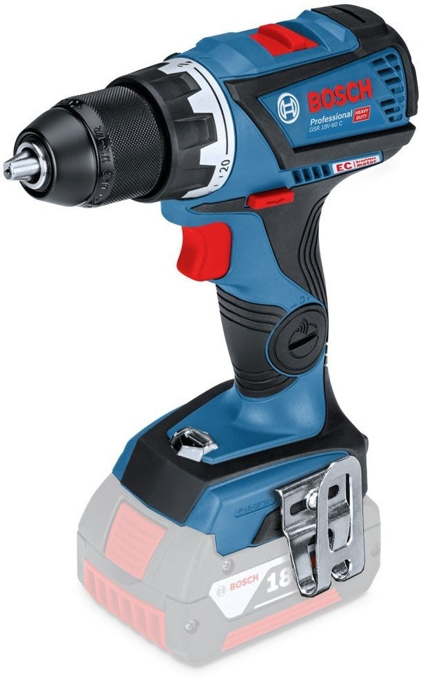 Bosch Blue GSR 18 V-60 C Akku-Bohrschrauber 18 V Grundkörper - 06019G1102