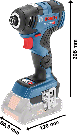 Bosch Blue GDR 18 V-200 Akku-Schlagschrauber 18 V Grundkörper - 06019G4104