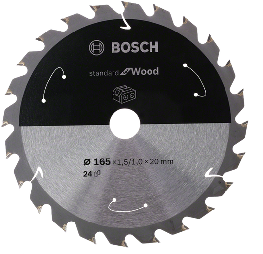 Bosch Cirkelzaagblad 165x20 48T Standard for Wood - 2608837687