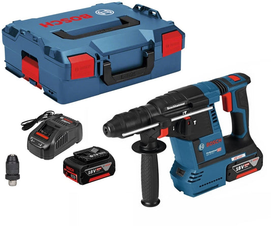 Bosch Blue GBH 18V-26 F Akku-Bohrhammer SDS+ 18V 5,0Ah Li-Ion in L-Boxx