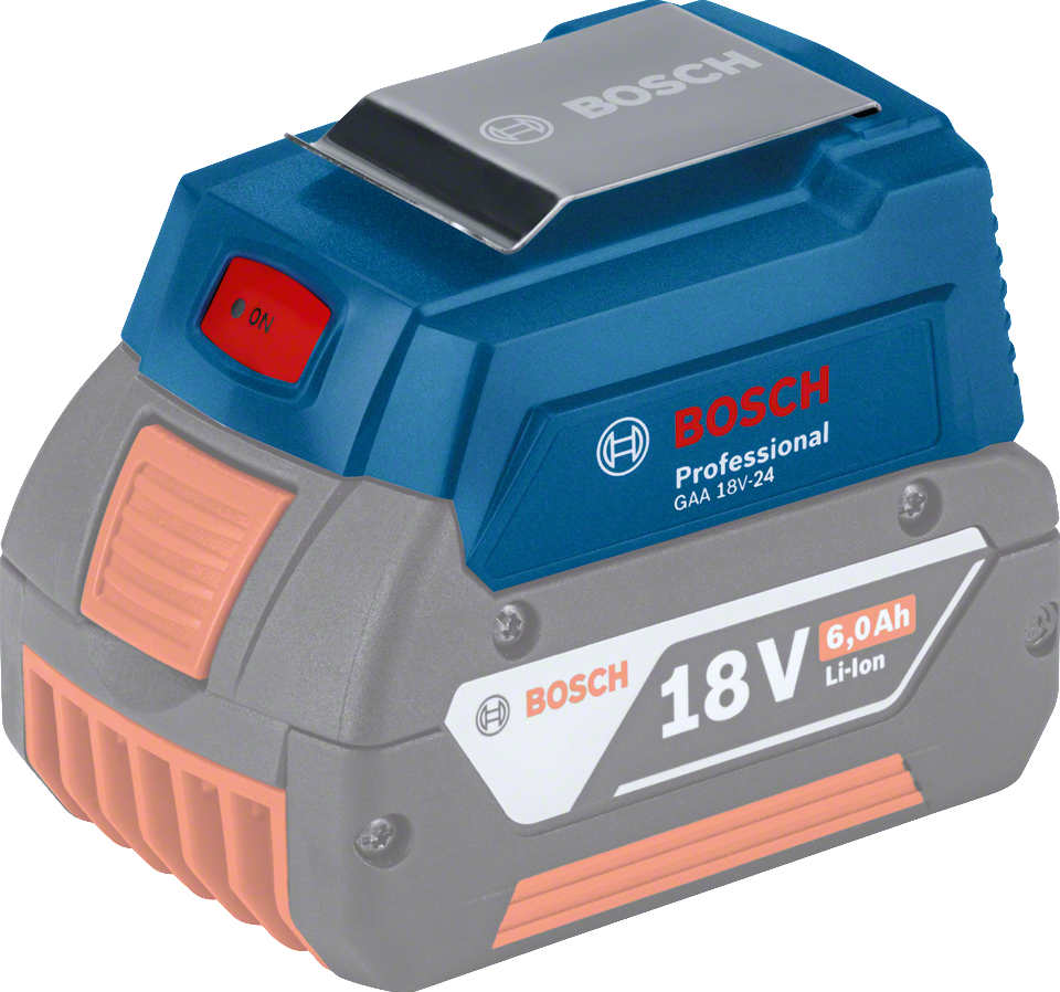 Bosch Blauw GAA 18 V-24 18V Li-ion Accu USB Lader 1600A00J61