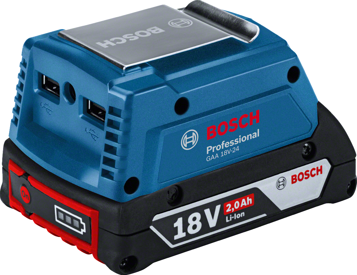 Bosch Blue GAA 18V-24 18V Li-Ion Akku USB Ladegerät 1600A00J61