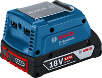 Bosch Blue GAA 18 V-24 18V Li-ion Battery USB Charger 1600A00J61