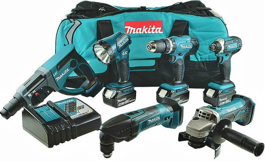 Makita DLX6075M Akku Kombiset 18V 4.0Ah Li-Ion in Transporttasche