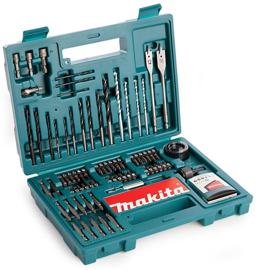 Makita B-53811 Bit/Bohrer-Satz 100-teilig im Koffer