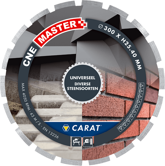 CARAT DIAMANTZAAG UNIVERSEEL Ø370x30MM CNEC MASTER